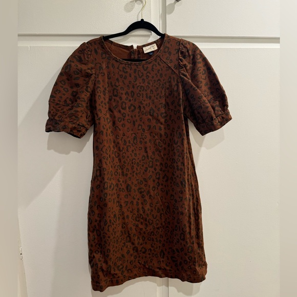 Target Denim Leopard Print Dress - Picture 8 of 11